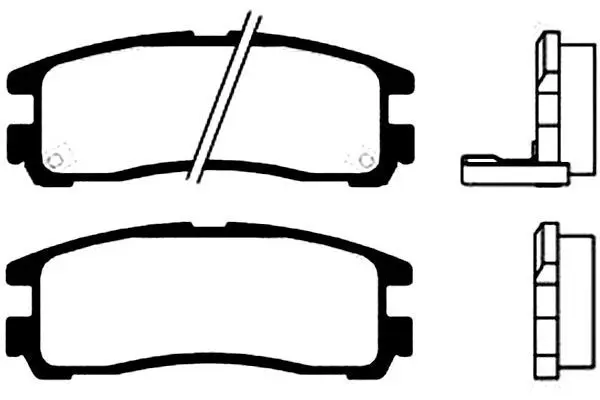 Handler.Part Brake pad set, disc brake KAVO PARTS BP5522 1