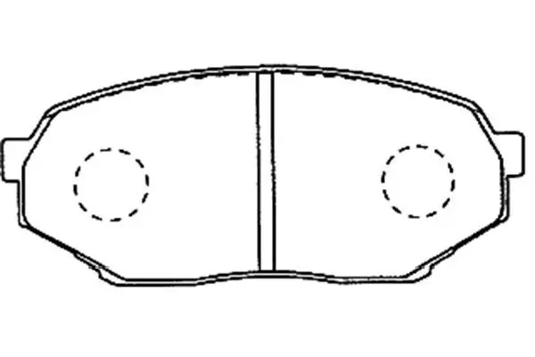 Handler.Part Brake pad set, disc brake KAVO PARTS BP5534 1