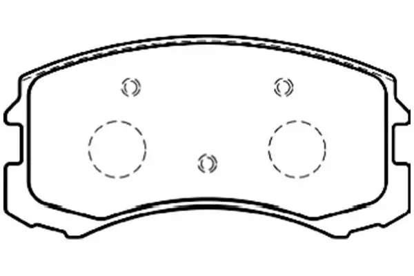 Handler.Part Brake pad set, disc brake KAVO PARTS BP5546 1