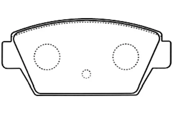 Handler.Part Brake pad set, disc brake KAVO PARTS BP5551 1