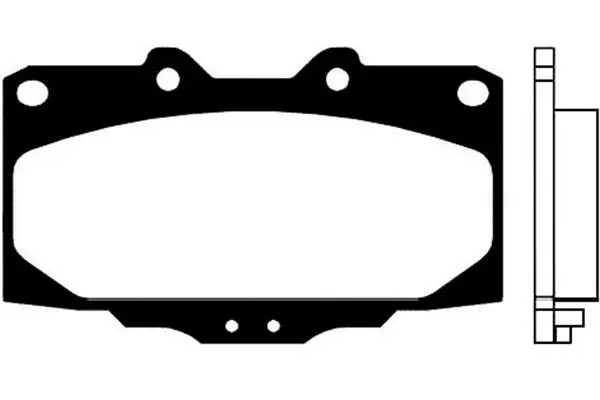 Handler.Part Brake pad set, disc brake KAVO PARTS BP6531 1