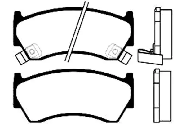 Handler.Part Brake pad set, disc brake KAVO PARTS BP6533 1