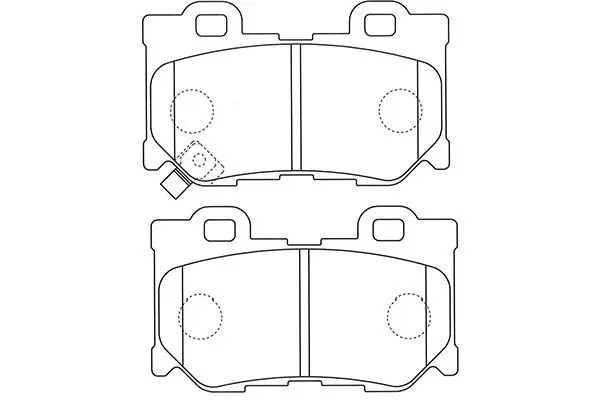 Handler.Part Brake pad set, disc brake KAVO PARTS BP6607 1