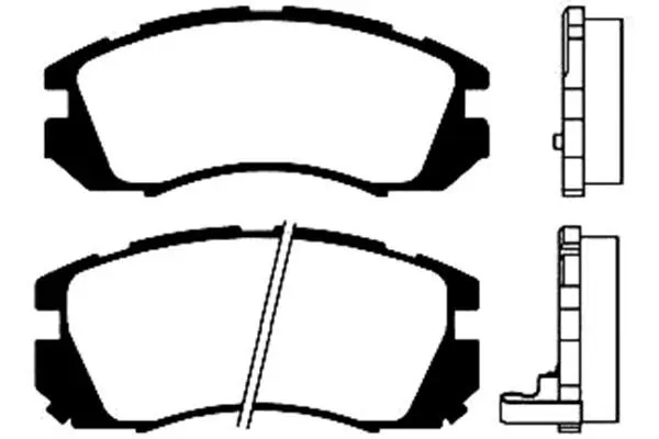 Handler.Part Brake pad set, disc brake KAVO PARTS BP8005 1