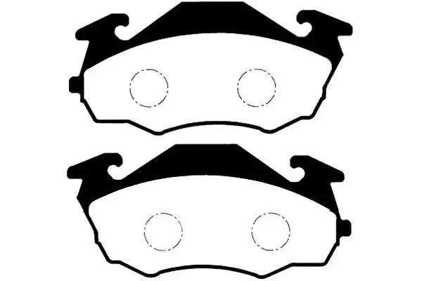 Handler.Part Brake pad set, disc brake KAVO PARTS BP8014 1