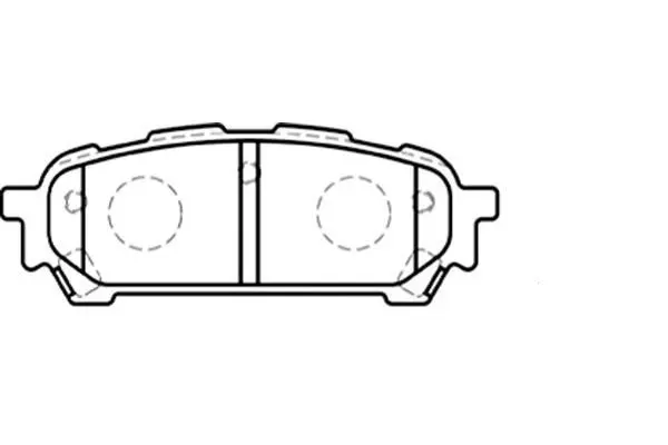 Handler.Part Brake pad set, disc brake KAVO PARTS BP8019 1