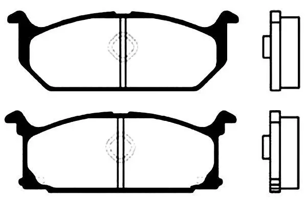 Handler.Part Brake pad set, disc brake KAVO PARTS BP8502 1