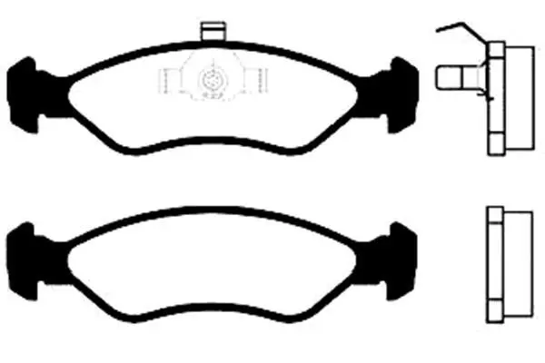 Handler.Part Brake pad set, disc brake KAVO PARTS BP8504 1