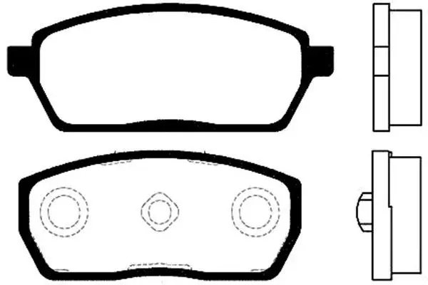 Handler.Part Brake pad set, disc brake KAVO PARTS BP8513 1