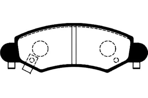 Handler.Part Brake pad set, disc brake KAVO PARTS BP8517 1