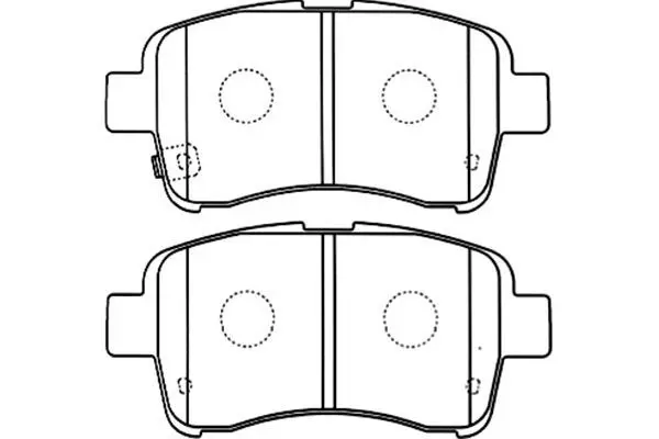 Handler.Part Brake pad set, disc brake KAVO PARTS BP8525 1