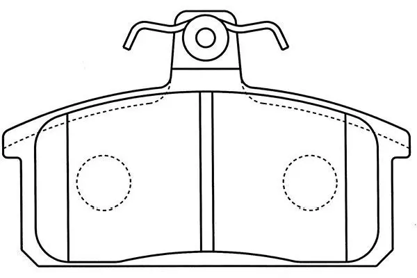 Handler.Part Brake pad set, disc brake KAVO PARTS BP8530 1