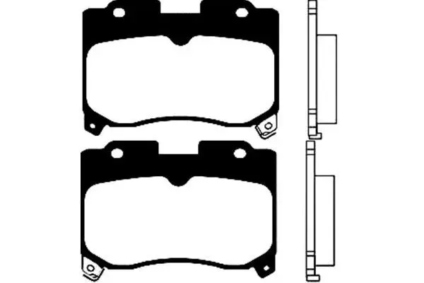 Handler.Part Brake pad set, disc brake KAVO PARTS BP9034 1