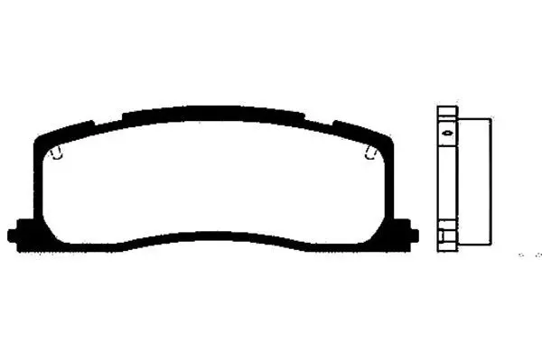 Handler.Part Brake pad set, disc brake KAVO PARTS BP9051 1