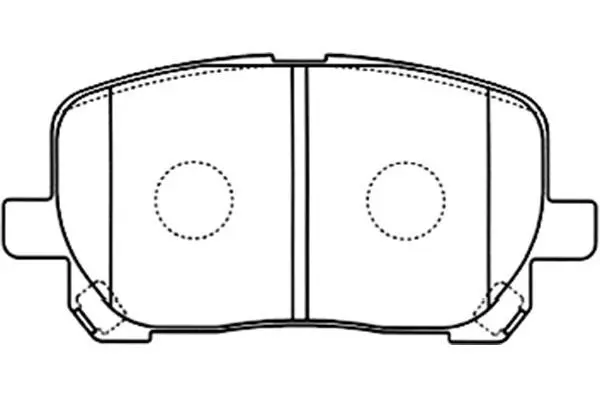 Handler.Part Brake pad set, disc brake KAVO PARTS BP9087 1