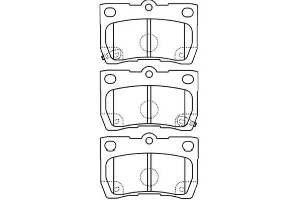 Handler.Part Brake pad set, disc brake KAVO PARTS BP9099 1