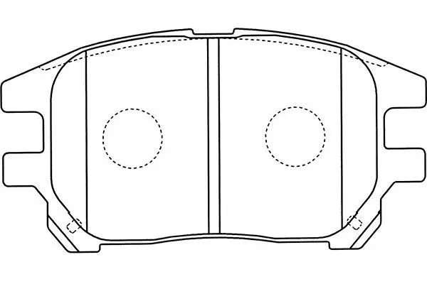 Handler.Part Brake pad set, disc brake KAVO PARTS BP9111 1