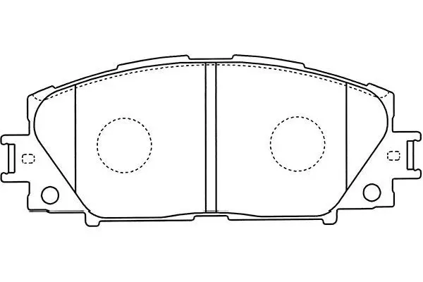 Handler.Part Brake pad set, disc brake KAVO PARTS BP9112 1