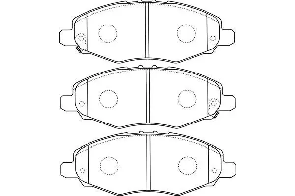 Handler.Part Brake pad set, disc brake KAVO PARTS BP9113 1