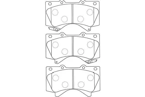 Handler.Part Brake pad set, disc brake KAVO PARTS BP9121 1