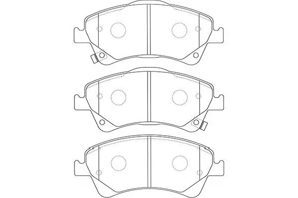 Handler.Part Brake pad set, disc brake KAVO PARTS BP9128 1