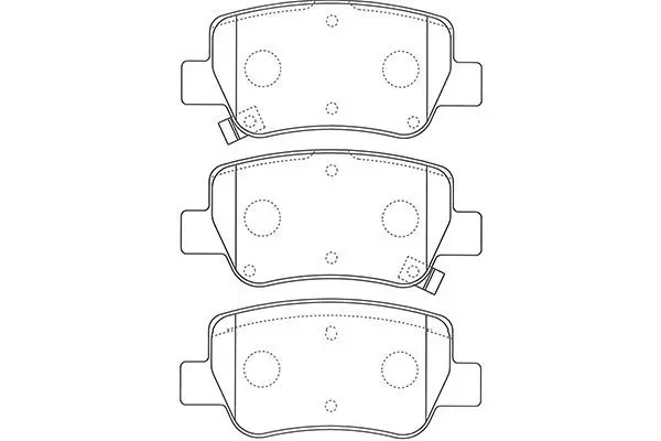 Handler.Part Brake pad set, disc brake KAVO PARTS BP9132 1