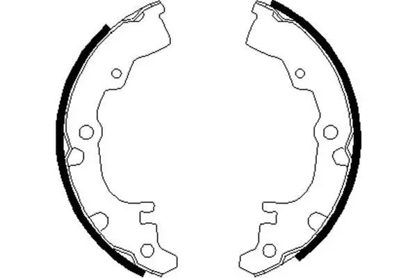 Handler.Part Brake shoe set KAVO PARTS BS1901 1