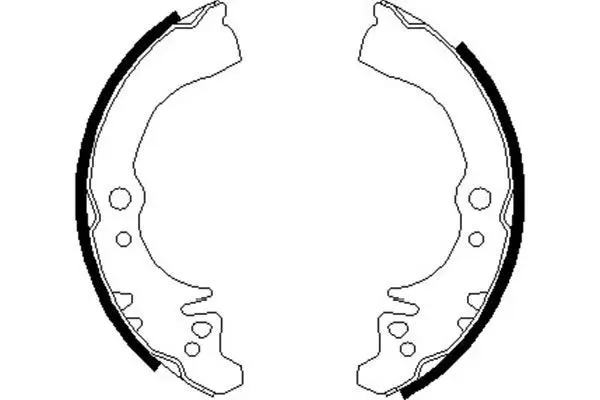 Handler.Part Brake shoe set KAVO PARTS BS1905 1