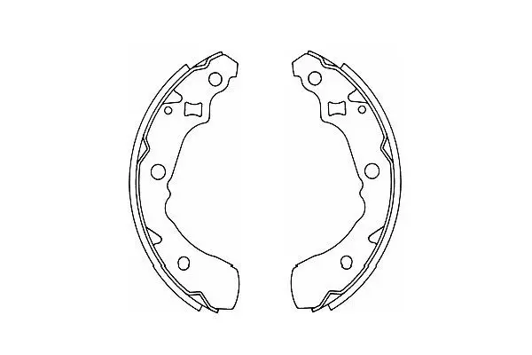 Handler.Part Brake shoe set KAVO PARTS BS1921 1