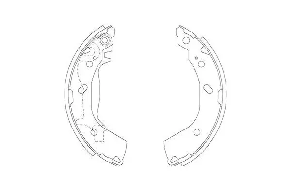 Handler.Part Brake shoe set KAVO PARTS BS3414 1