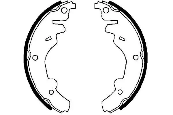 Handler.Part Brake shoe set KAVO PARTS BS4402 1