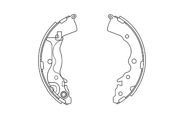 Handler.Part Brake shoe set KAVO PARTS BS4410 1