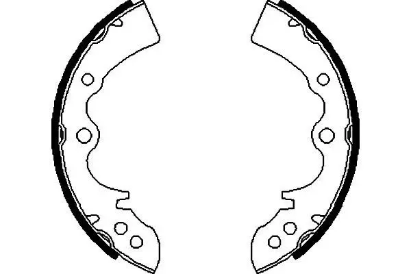 Handler.Part Brake shoe set KAVO PARTS BS5400 1