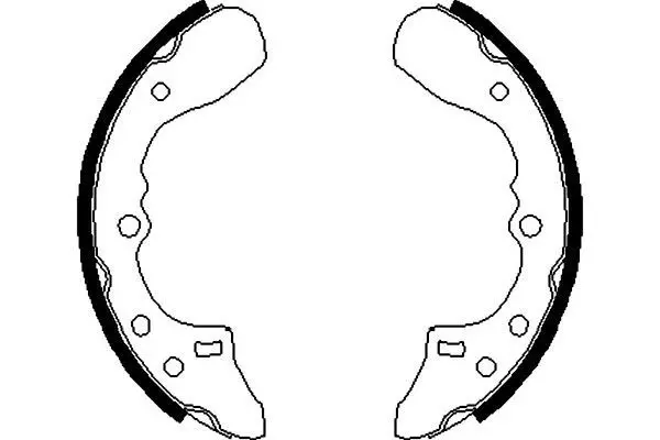 Handler.Part Brake shoe set KAVO PARTS BS5408 1