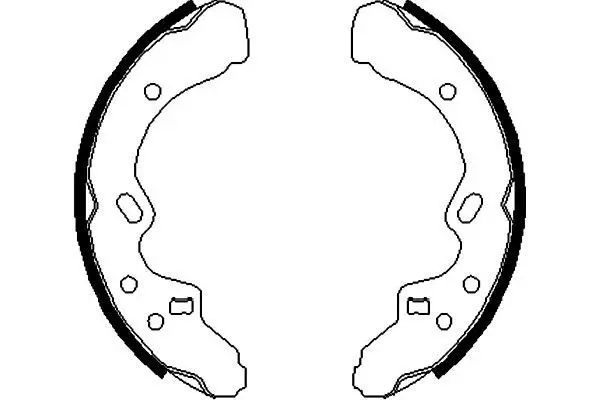 Handler.Part Brake shoe set KAVO PARTS BS5409 1