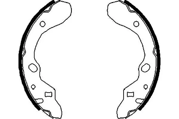 Handler.Part Brake shoe set KAVO PARTS BS5414 1