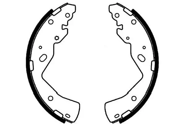 Handler.Part Brake shoe set KAVO PARTS BS5426 1