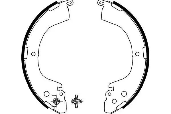 Handler.Part Brake shoe set KAVO PARTS BS6411 1