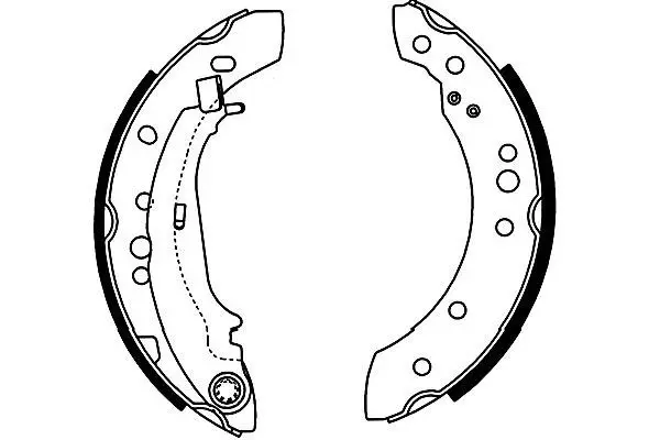 Handler.Part Brake shoe set KAVO PARTS BS6420 1