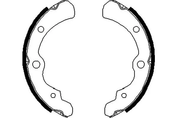 Handler.Part Brake shoe set KAVO PARTS BS8403 1