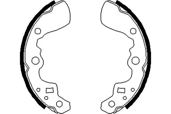 Handler.Part Brake shoe set KAVO PARTS BS8909 1