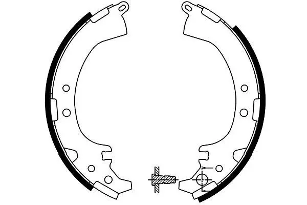 Handler.Part Brake shoe set KAVO PARTS BS9925 1