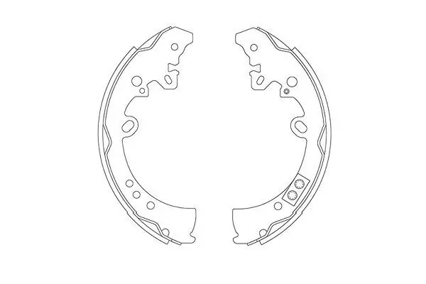 Handler.Part Brake shoe set KAVO PARTS BS9939 1