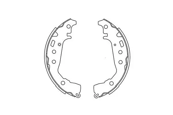 Handler.Part Brake shoe set KAVO PARTS BS9945 1