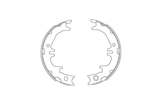 Handler.Part Brake shoe set KAVO PARTS BS9947 1