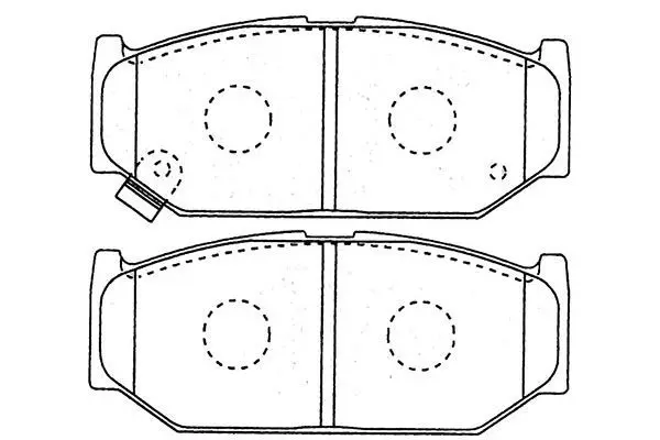 Handler.Part Brake pad set, disc brake KAVO PARTS BP8531 1