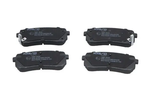 Handler.Part Brake pad set, disc brake KAVO PARTS KBP3026 1