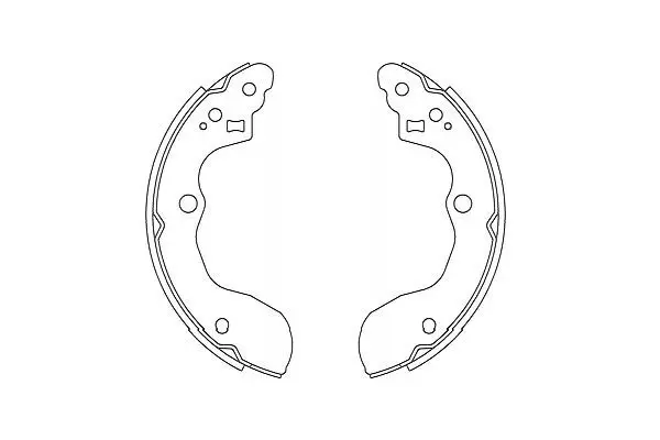 Handler.Part Brake shoe set KAVO PARTS BS8934 1