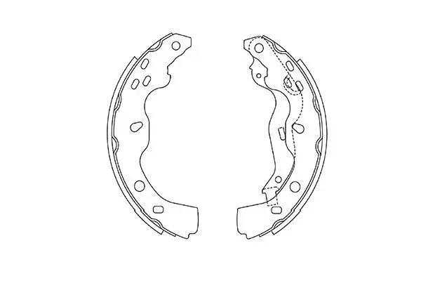 Handler.Part Brake shoe set KAVO PARTS BS8936 1