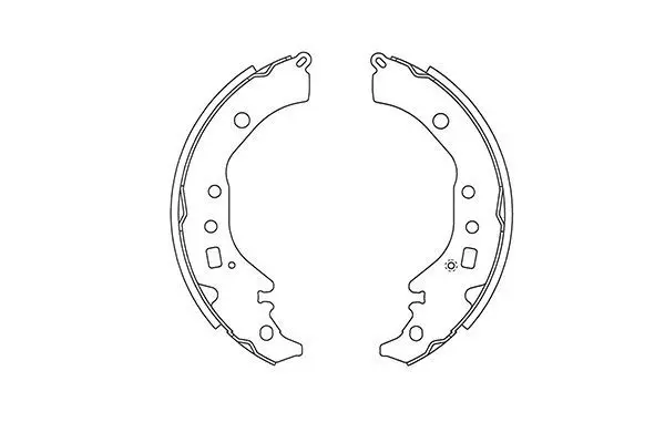 Handler.Part Brake shoe set KAVO PARTS BS9948 1